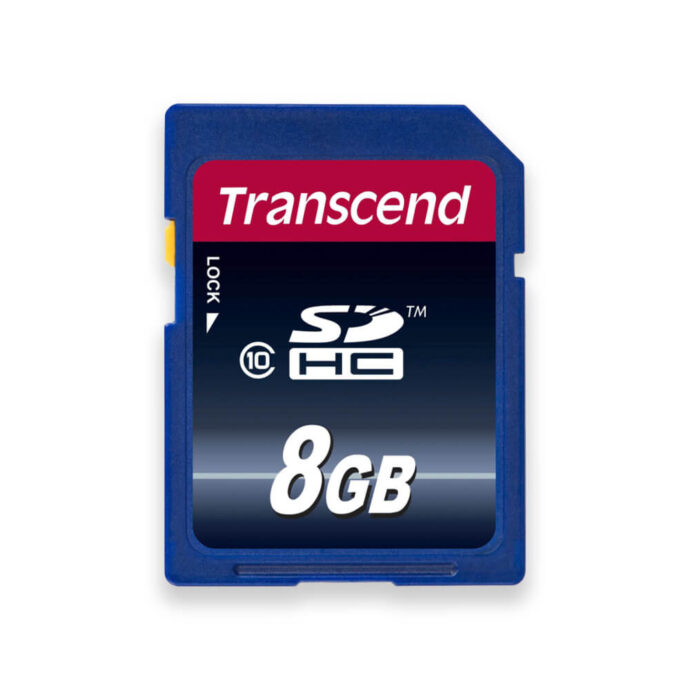 Transcend 8GB SDHC memory card